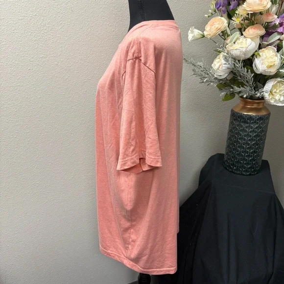 Bella Canvas Pumpkin Stack Tee Coral 2XL Fall Graphic T-Shirt Soft - Picture 2 of 7